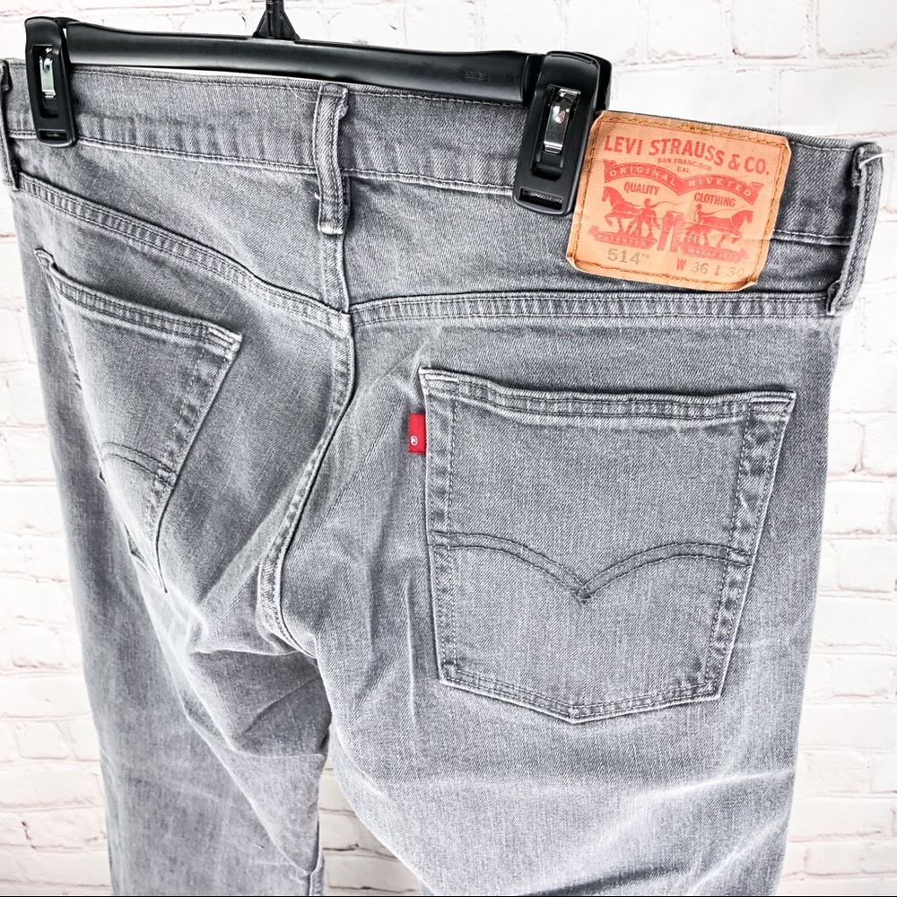 Levi's Gray Straight Men's Jeans